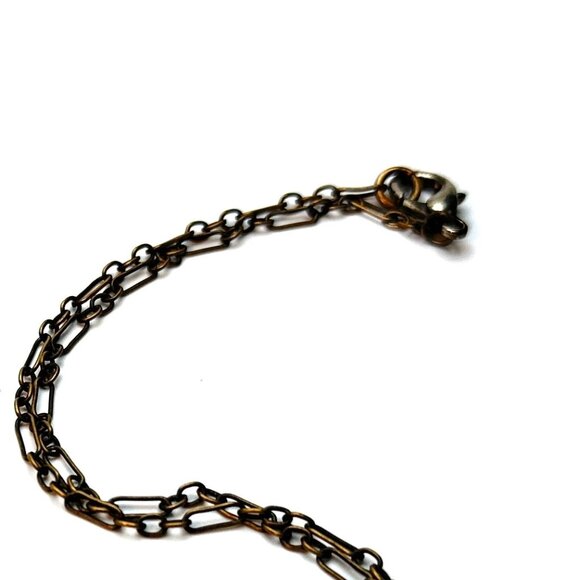 Vintage Erickson Beamon Crystal Cross Necklace Vintage Paperclip Chain — GUC - Picture 4 of 5